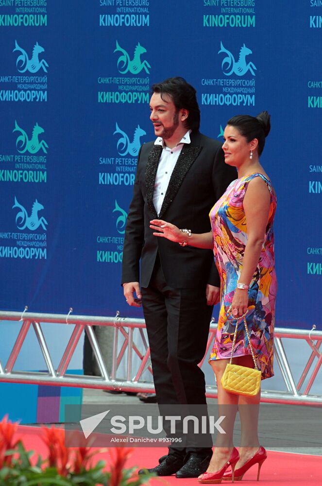 Filipp Kirkorov and Anna Netrebko