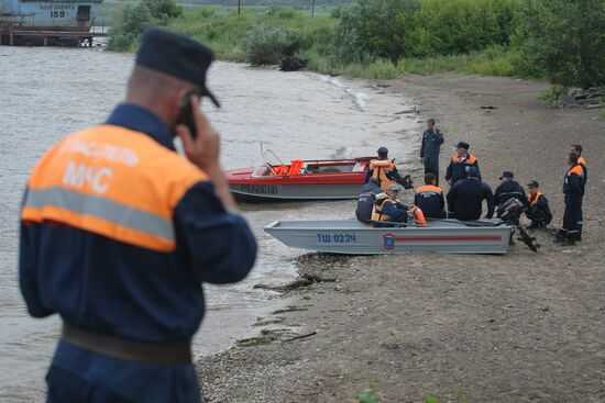 Pleasure boat "Bulgaria" sinks on Volga river