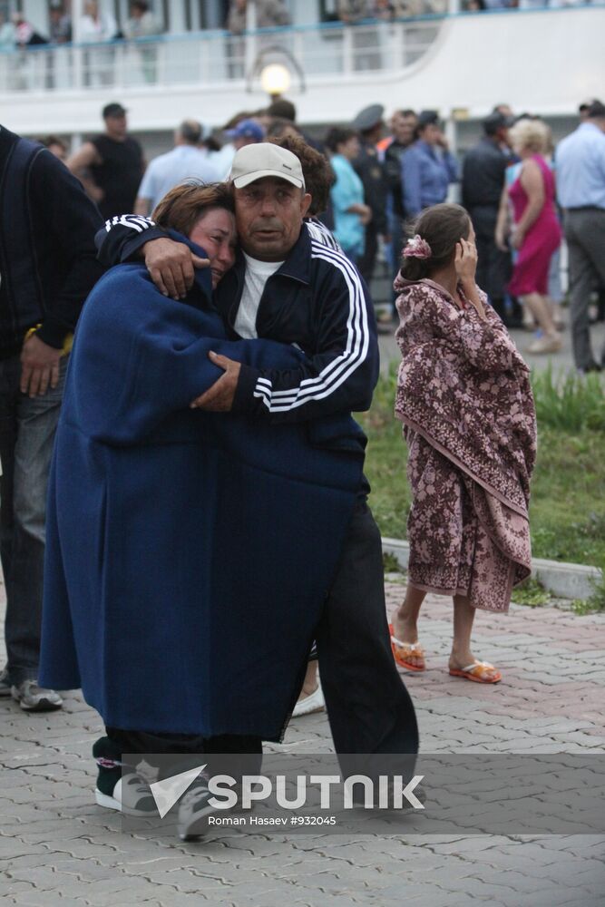 "Arabella" ship brings 76 injured to port of Kazan