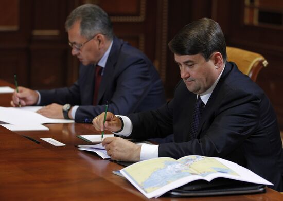 Igor Levitin and Sergei Shoigu