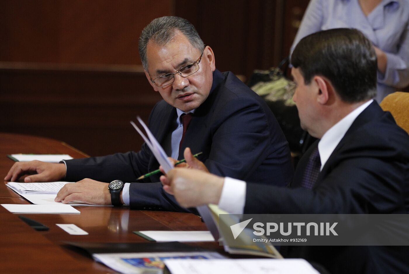 Igor Levitin and Sergei Shoigu
