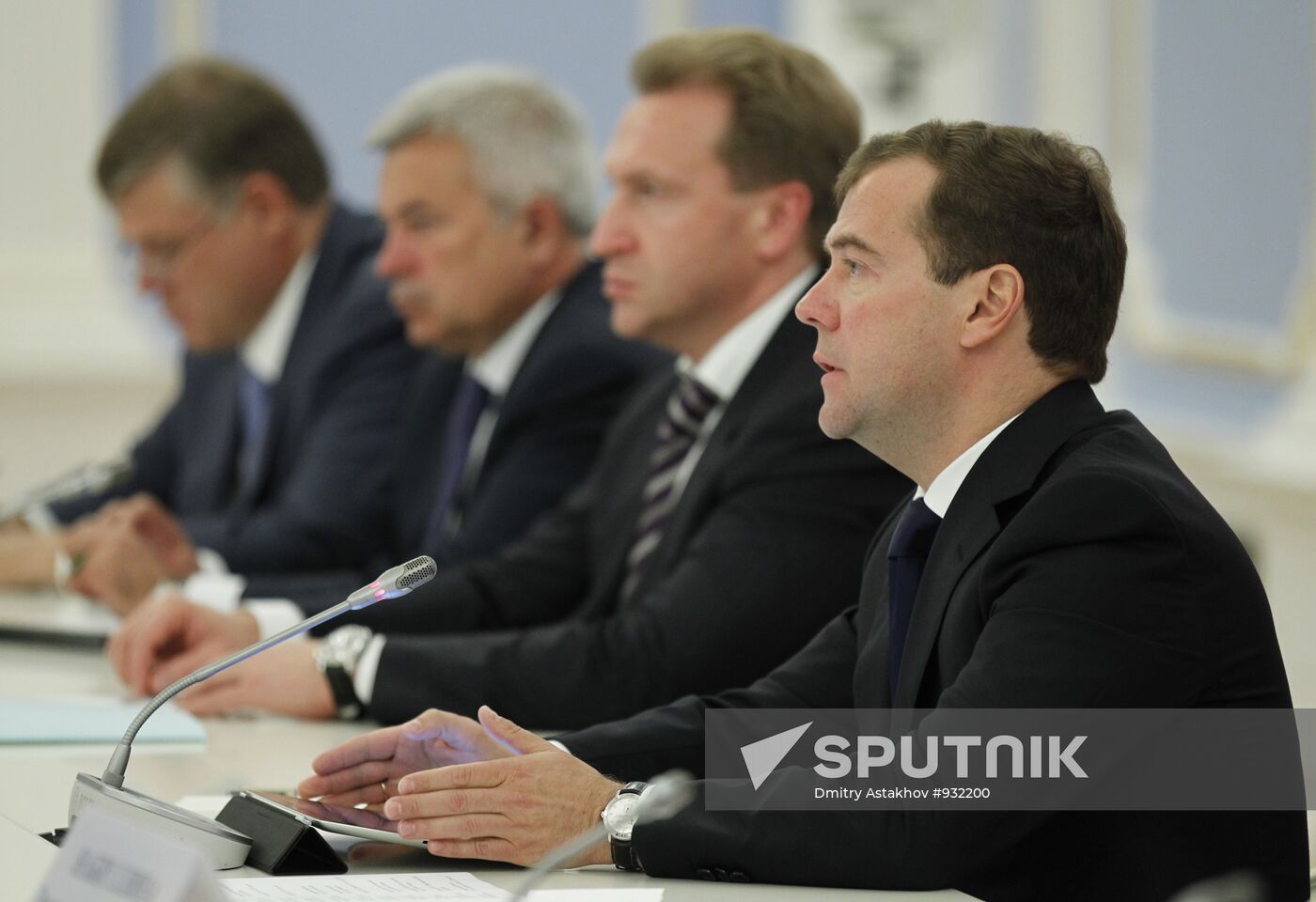 Dmitry Medvedev meets businessmen in Gorky