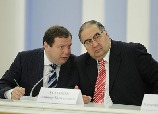 Mikhail Fridman and Alisher Usmanov