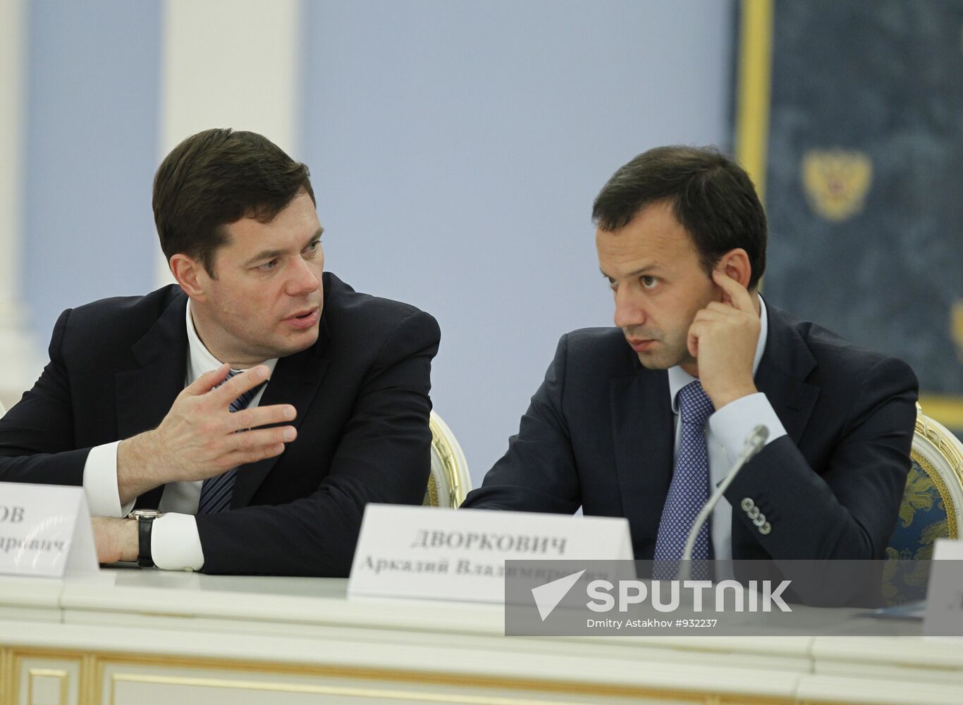 Alexei Mordashov and Arkady Dvorkovich