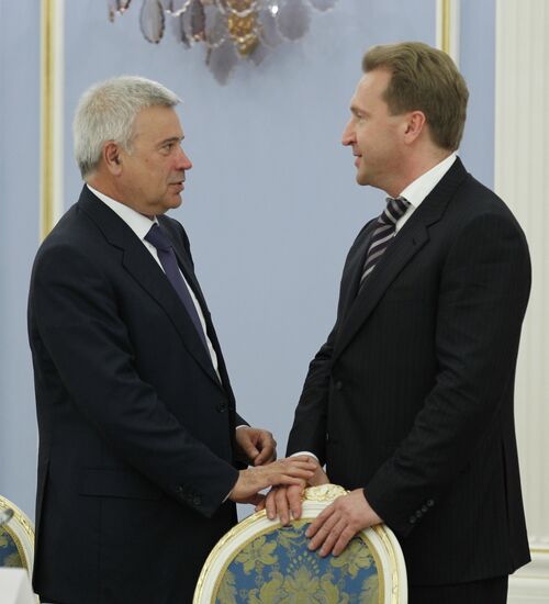 Valit Alekperov and Igor Shuvalov