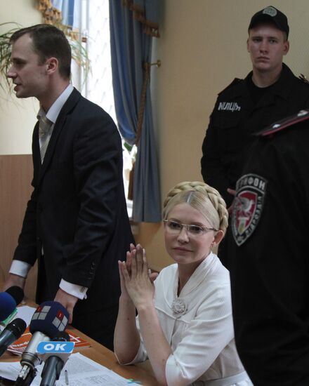 Yulia Tymoshenko and Nikolai Titarenko