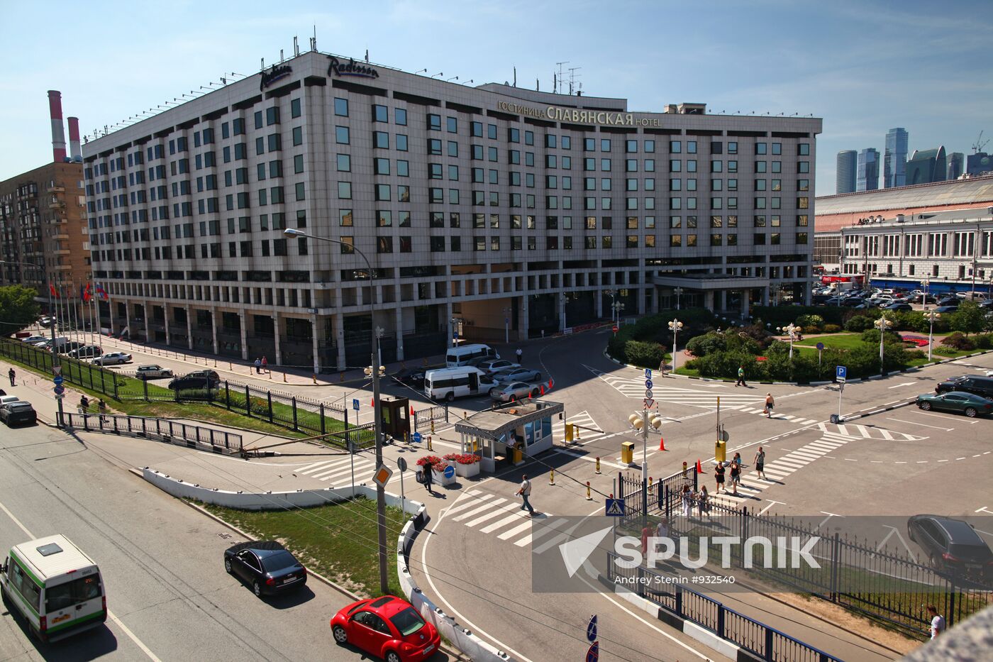 Hotel "Radisson SAS Slavyanskaya" in Moscow