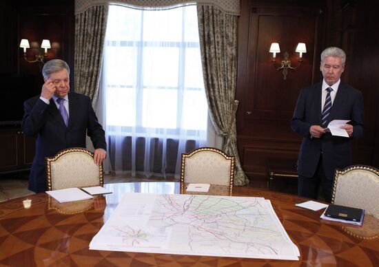 Dmitry Medvedev meets with Boris Gromov and Sergei Sobyanin