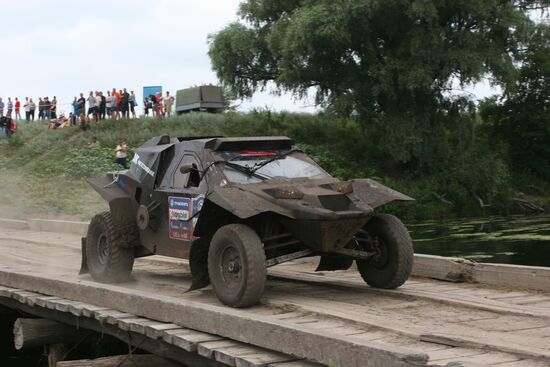Motorsport. Second stage of rally-ride "Silk Way"