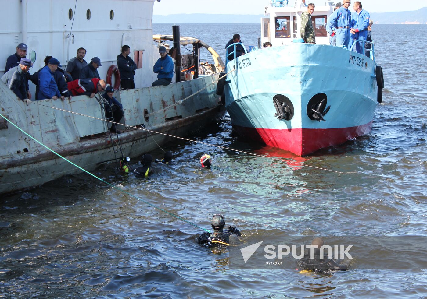 Rescue divers find bodies from sunken riverboat "Bulgaria"