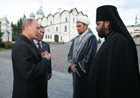 Vladimir Putin visits Kazan