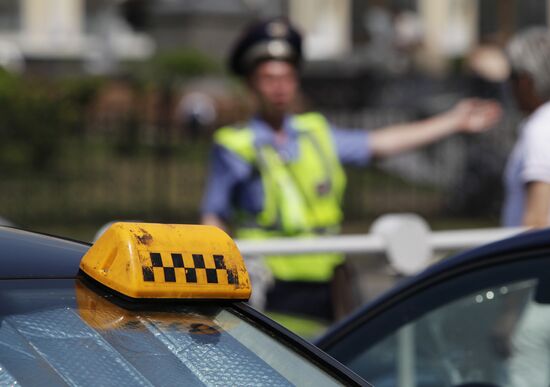 Moscow taxicab