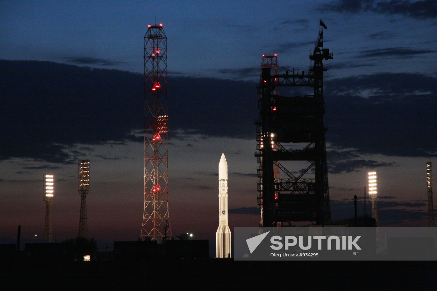 Launch of Proton-M rocket with Briz-M upper stage