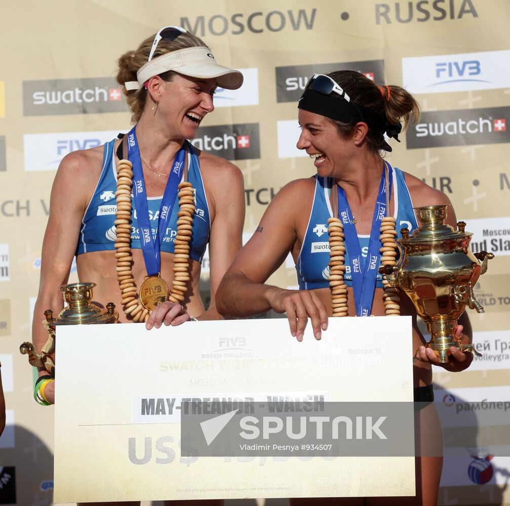 Beach volleyball. "Grand Slam" stage