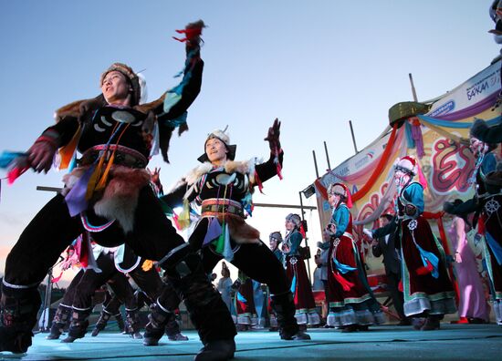 National Dance Festival "Ehora Night" in Buryatia