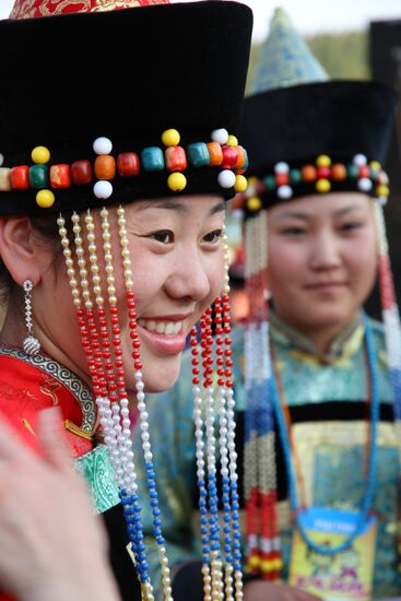 National Dance Festival "Ehora Night" in Buryatia