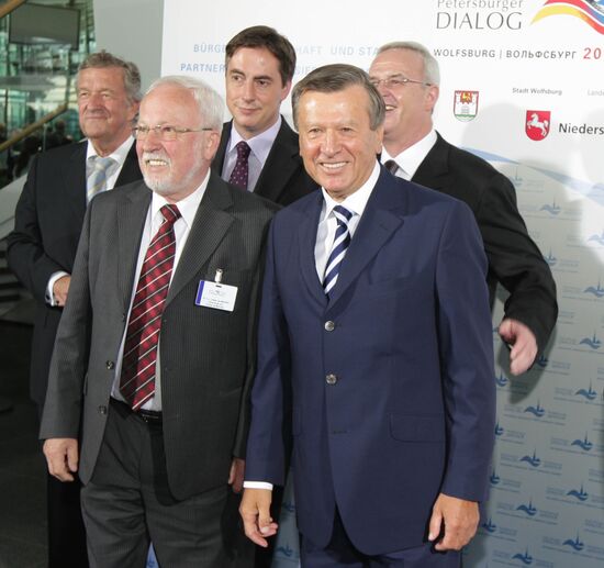 Viktor Zubkov on working visit to Germany