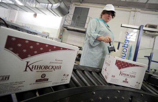 Moscow Wine and Cognac Factory "KiN" resumes production