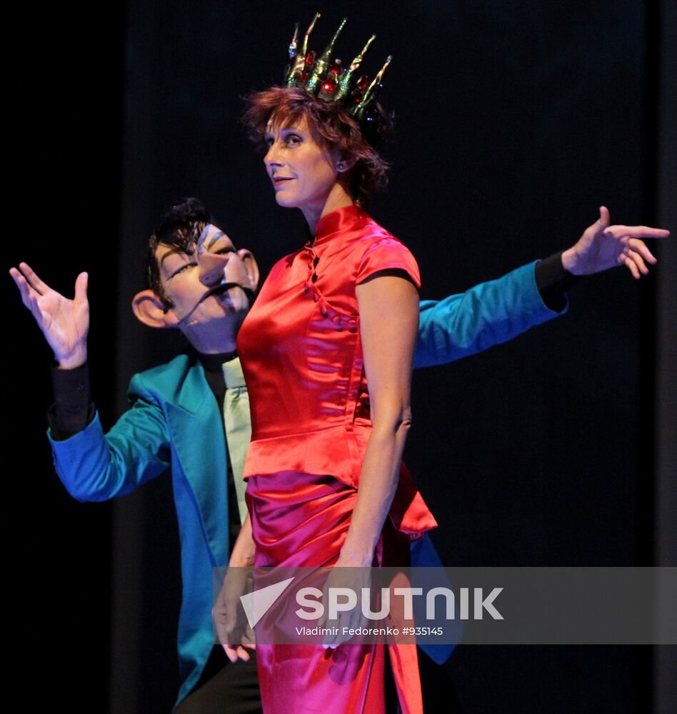 Press showing of musical play "Persephone" in Chekhov festival