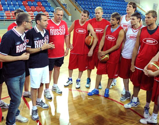 Basketball. Training of Russian men's team begins