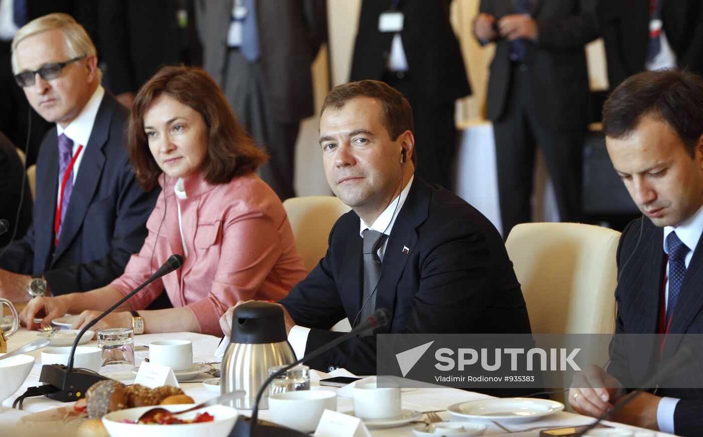 President Dmitry Medvedev on working visit to Hanover. Day Two