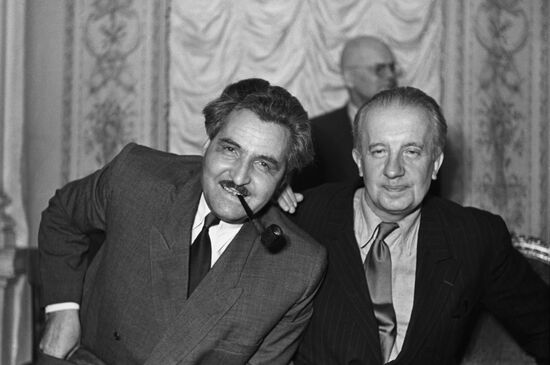 Paul Eluard and Konstantin Simonov