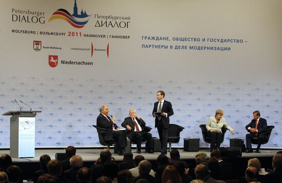 Dmitry Medvedev's visit to Hanover. Day two