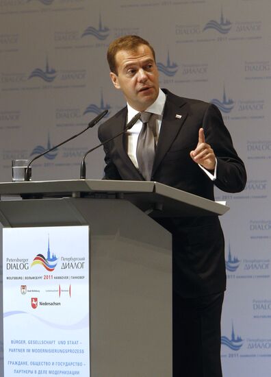 Dmitry Medvedev's visit to Hanover. Day two