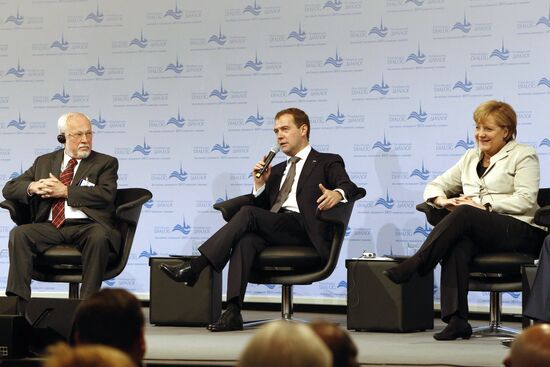 Dmitry Medvedev's visit to Hanover. Day two