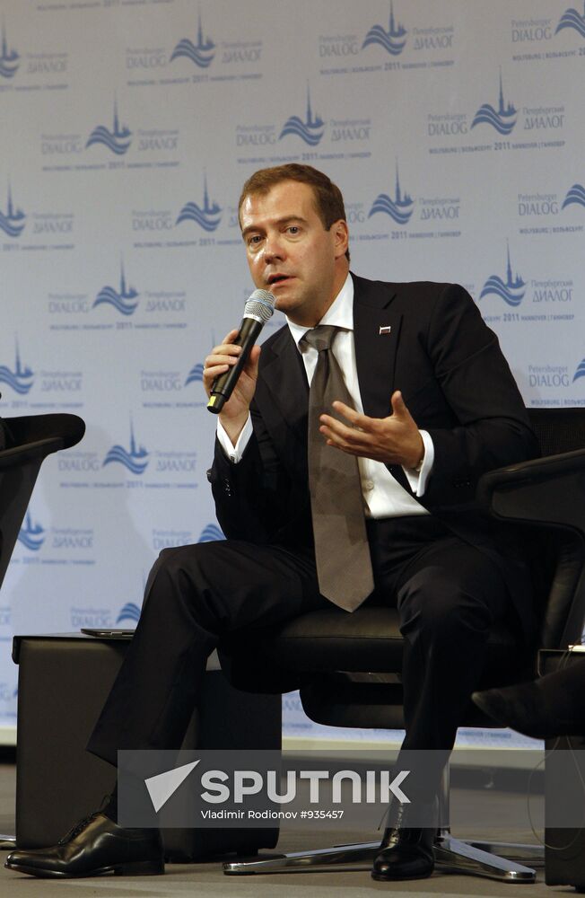Dmitry Medvedev's visit to Hanover. Day two