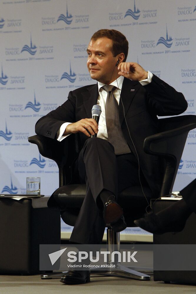 Dmitry Medvedev's visit to Hanover. Day two