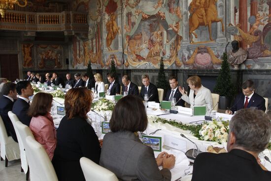 President Dmitry Medvedev's visit to Hannover. Second day.