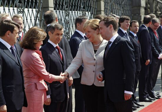 President Dmitry Medvedev's visit to Hannover. Second day.