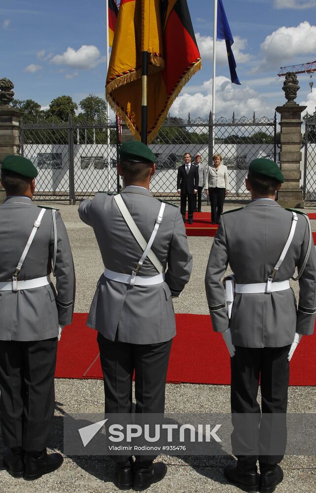 President Dmitry Medvedev's visit to Hannover. Second day.