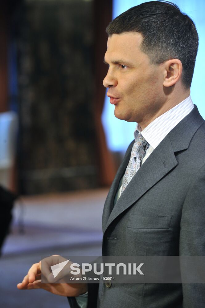 Press conference by Dmitry Kamenshchik