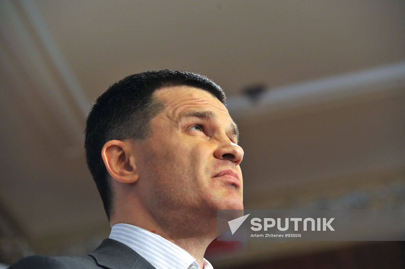 Press conference by Dmitry Kamenshchik