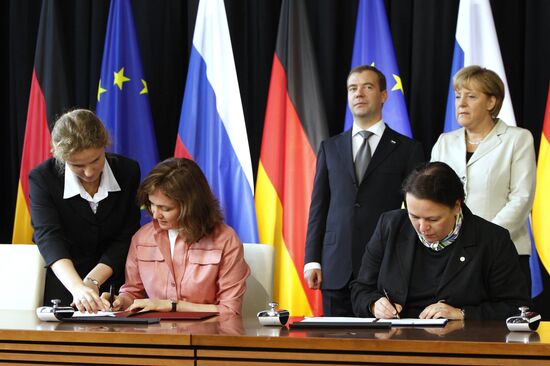 President Dmitry Medvedev's visit to Hannover. Second Day.