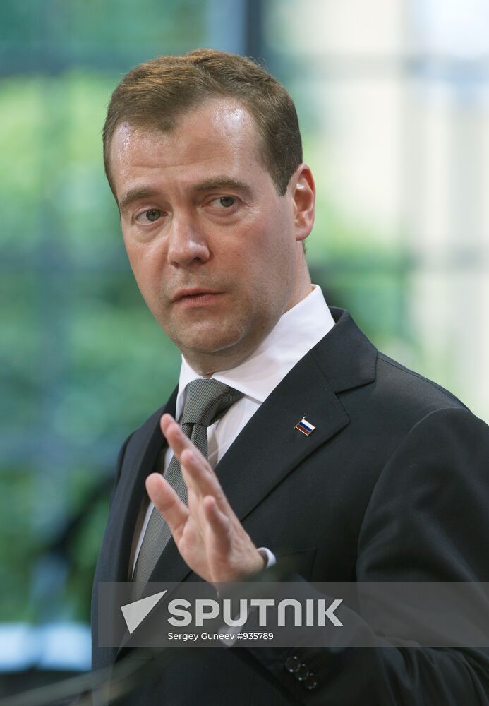 Dmitry Medvedev's visit to Hanover. Day two