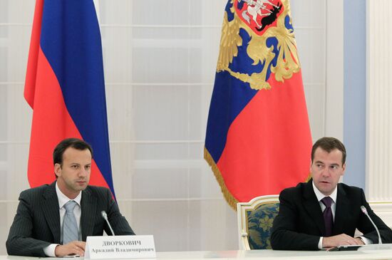 Dmitry Medvedev meets with independent directors