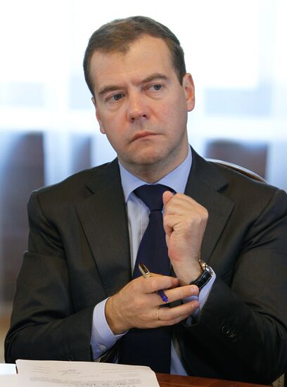 Dmitry Medvedev meets with heads of trade unions