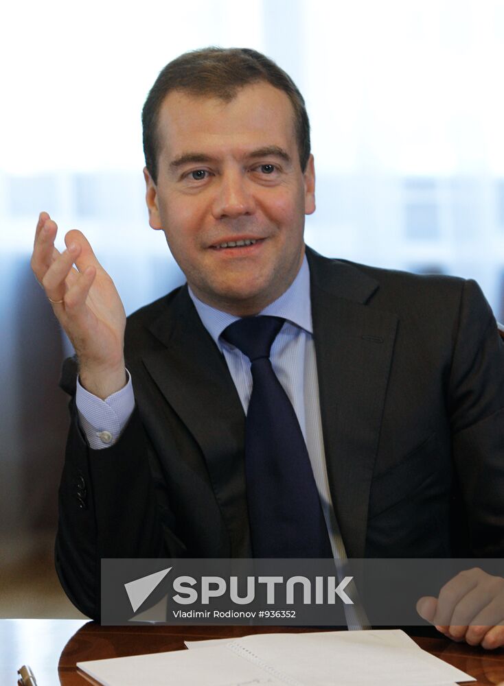 Dmitry Medvedev meets with heads of trade unions
