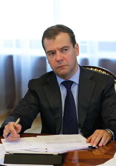 Dmitry Medvedev meets with heads of trade unions