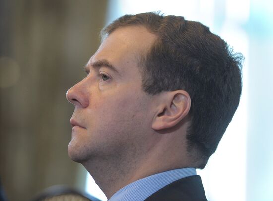 Dmitry Medvedev meets with heads of trade unions