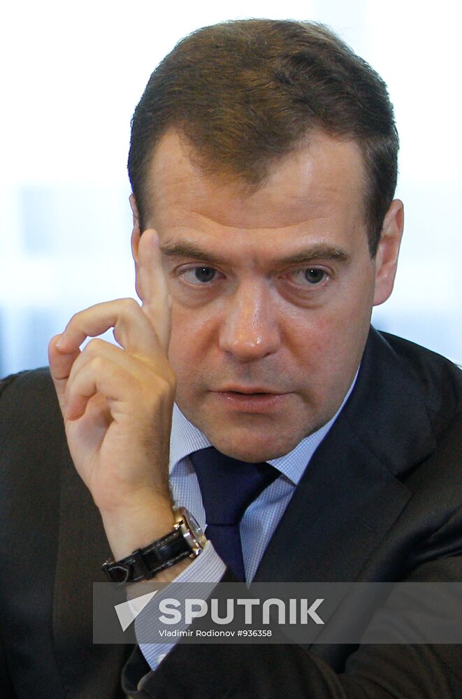 Dmitry Medvedev meets with heads of trade unions