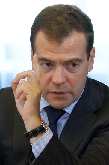 Dmitry Medvedev meets with heads of trade unions