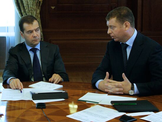 Dmitry Medvedev meets with heads of trade unions