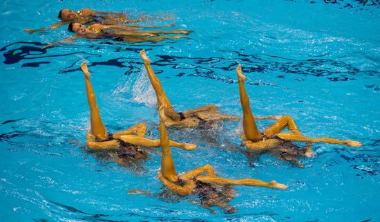 Canadian sync swimmers emerge third in combined event