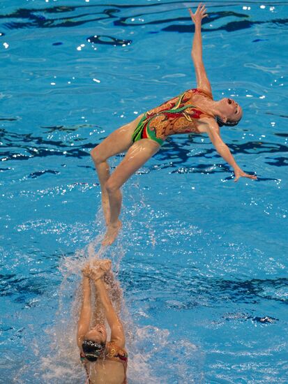 Ukraine's synchronized swimming team