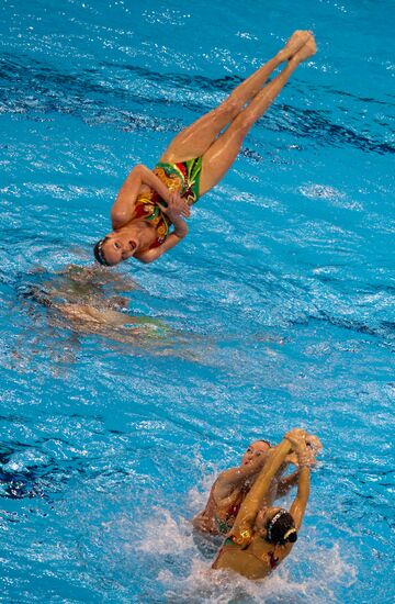 Ukraine's synchronized swimming team