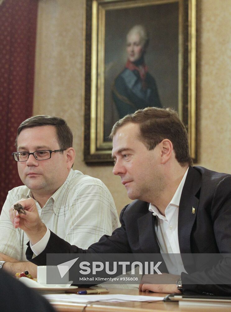 President Dmitry Medvedev visits Vladimir